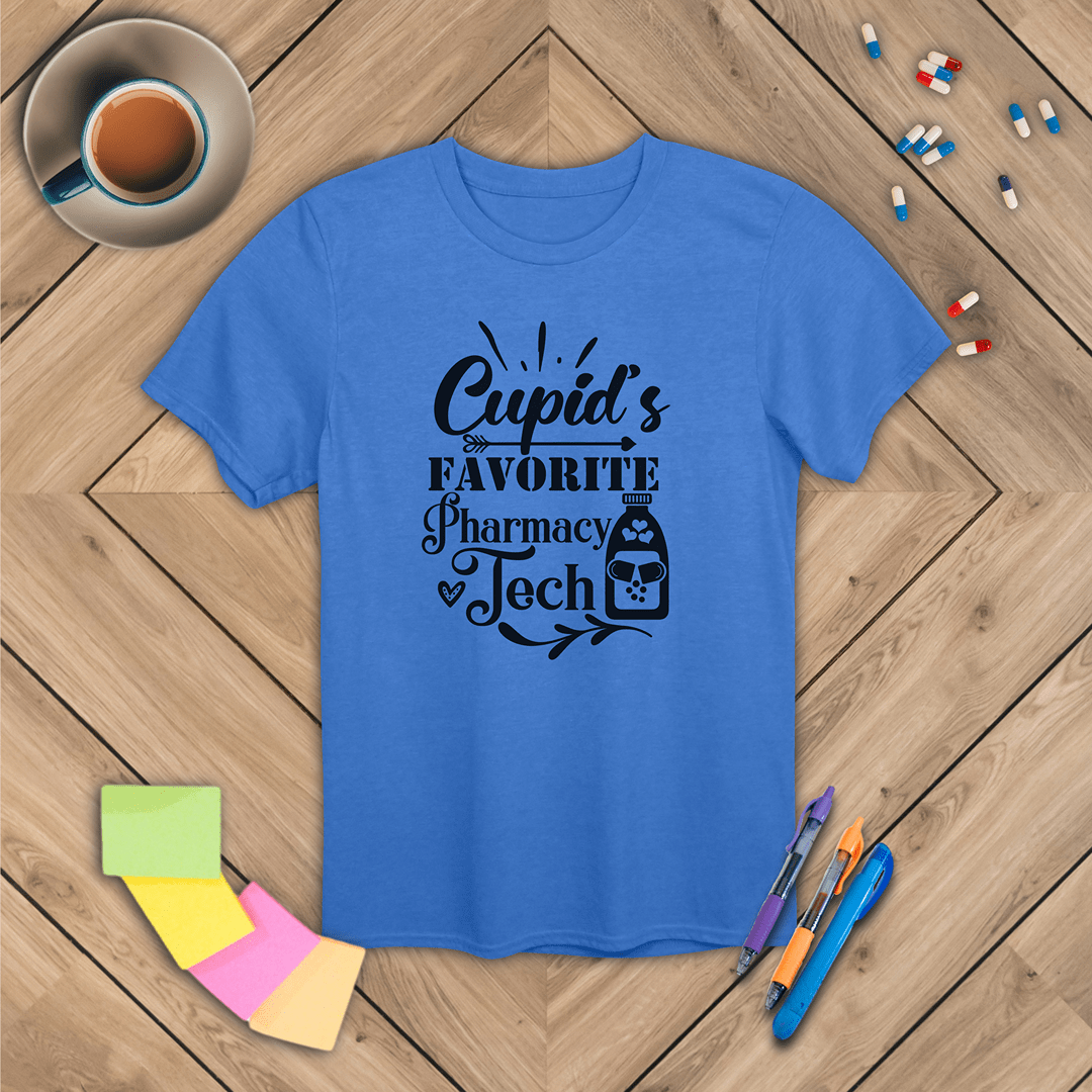 Cupid's Favorite Pharmacy Tech T-Shirt