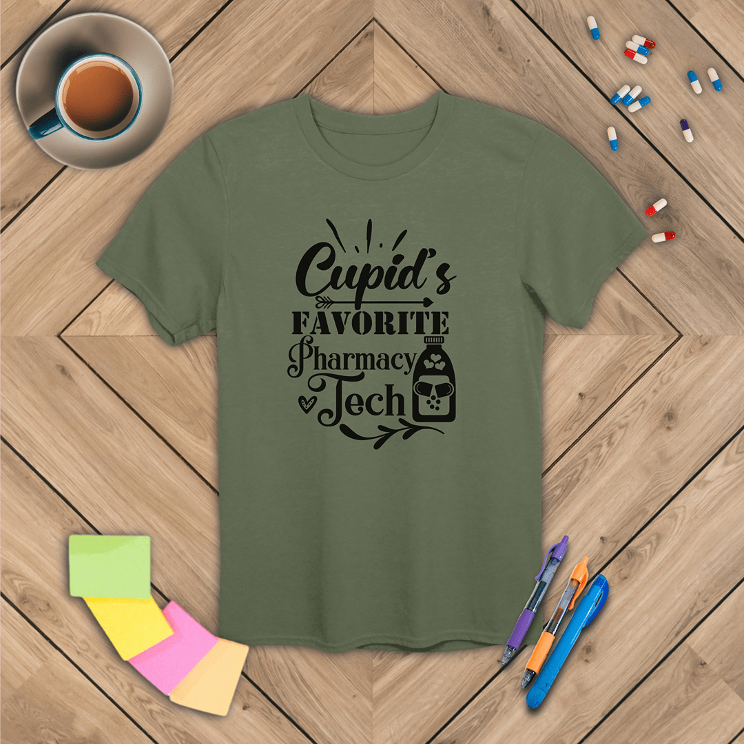 Cupid's Favorite Pharmacy Tech T-Shirt
