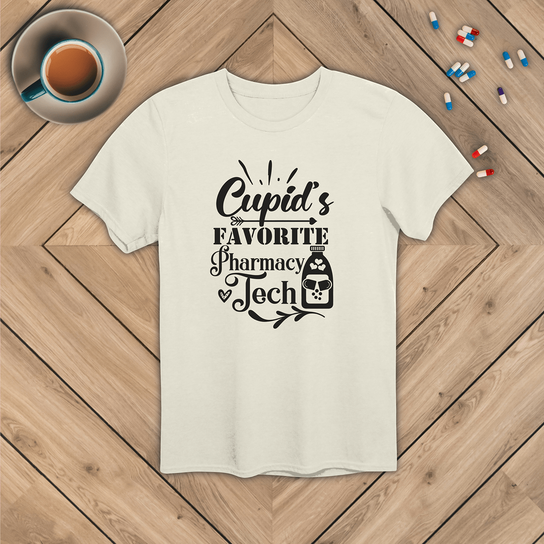 Cupid's Favorite Pharmacy Tech T-Shirt
