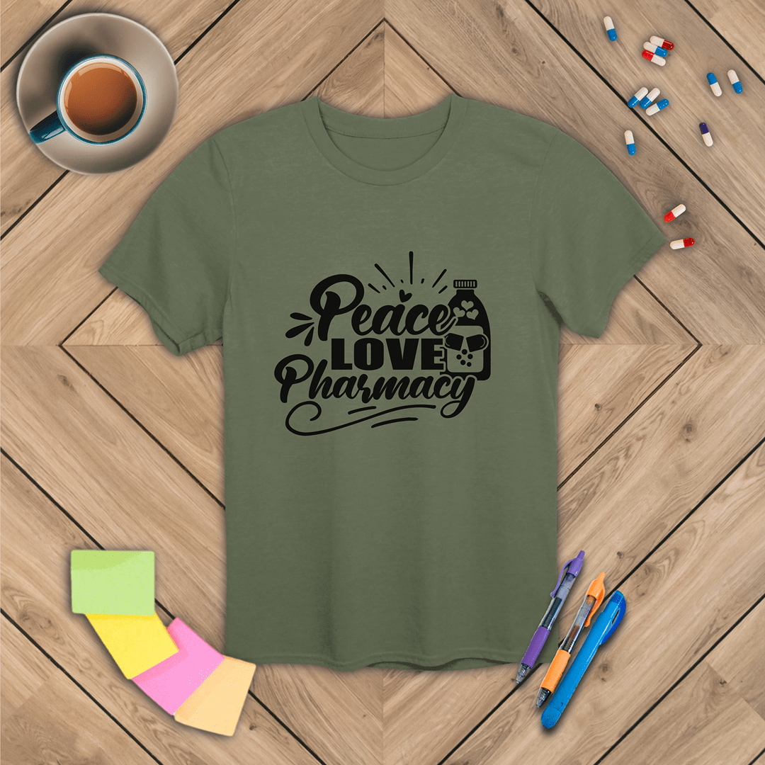 Peace Love Pharmacy v3 T-Shirt