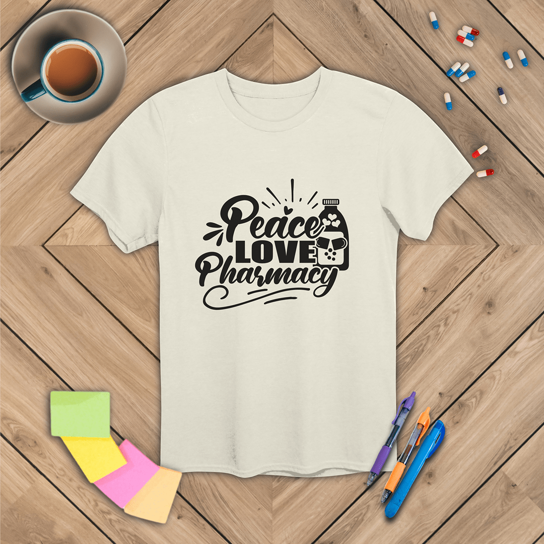 Peace Love Pharmacy v3 T-Shirt