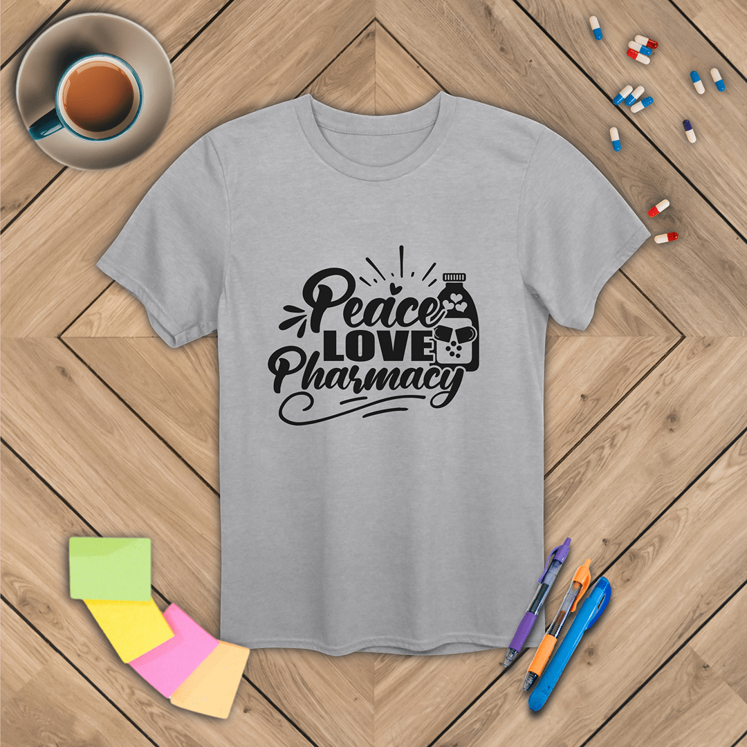 Peace Love Pharmacy v3 T-Shirt