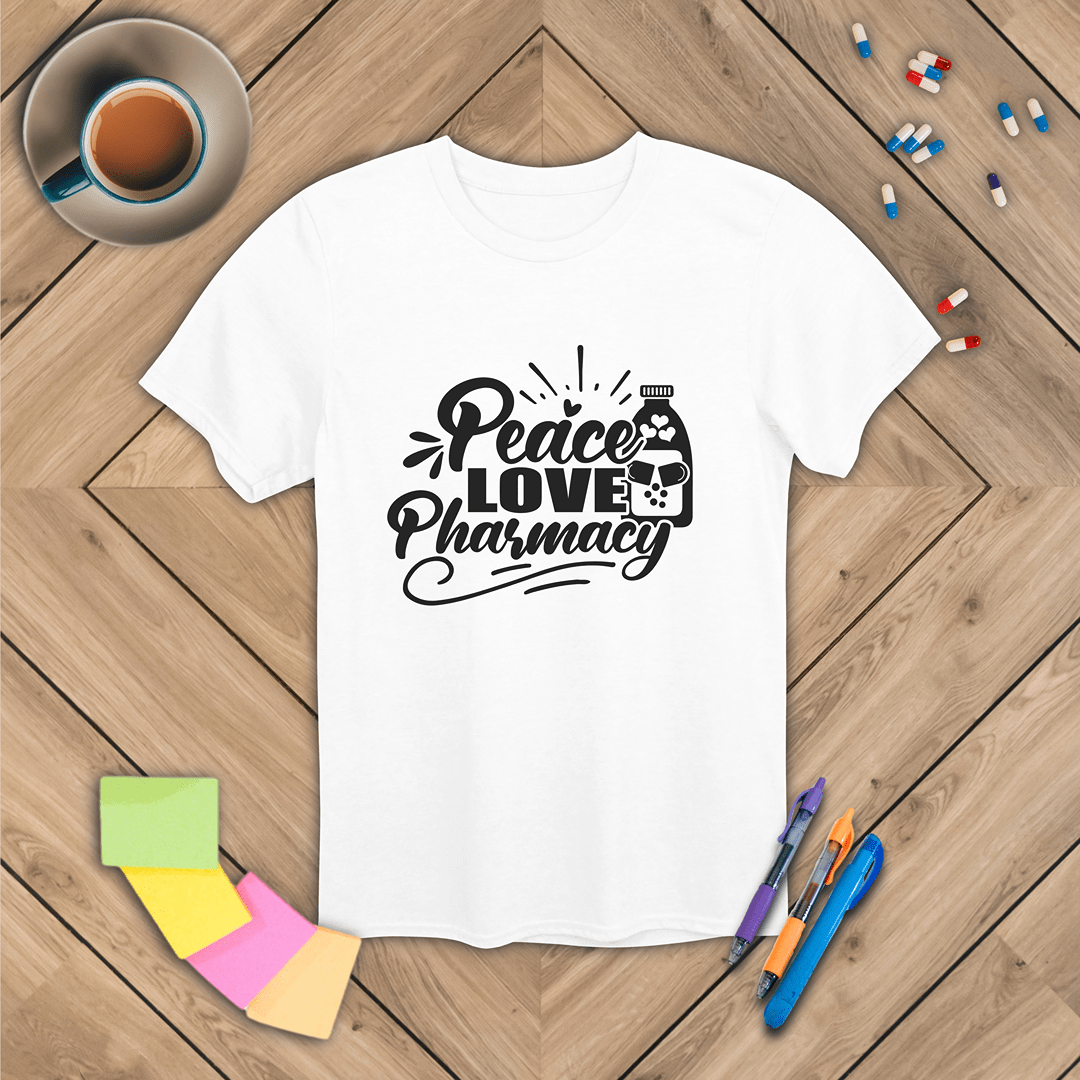 Peace Love Pharmacy v3 T-Shirt