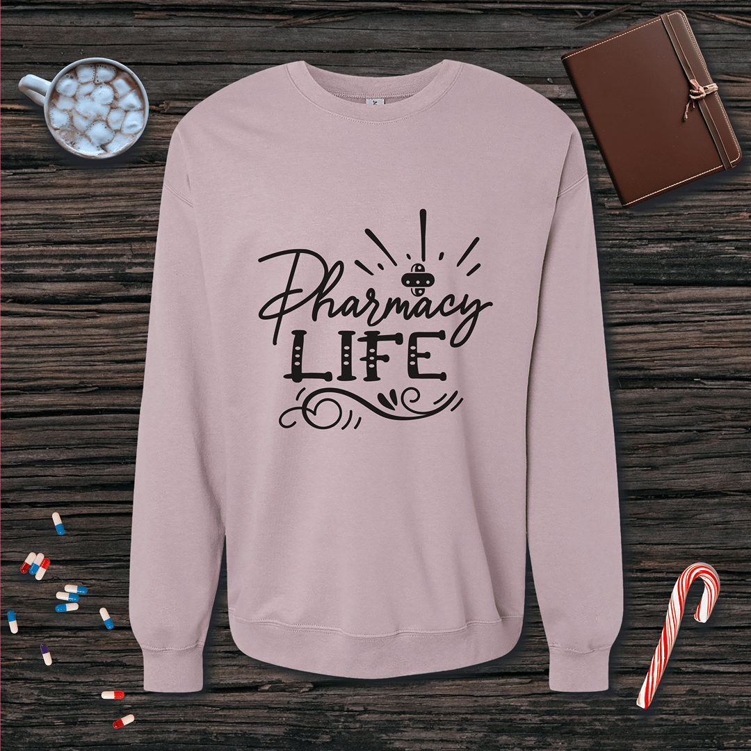 Pharmacy Life Fleece Crewneck Sweatshirt