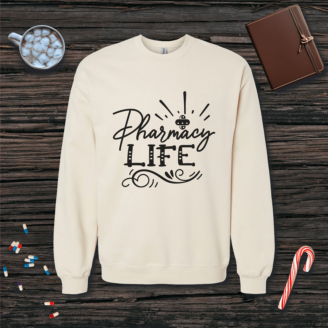Pharmacy Life Fleece Crewneck Sweatshirt