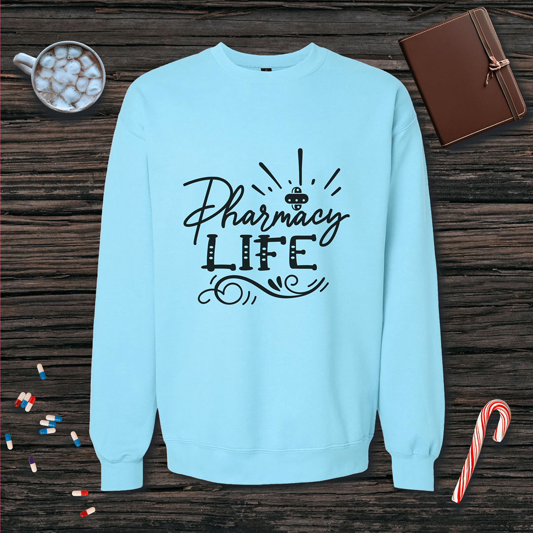Pharmacy Life Fleece Crewneck Sweatshirt