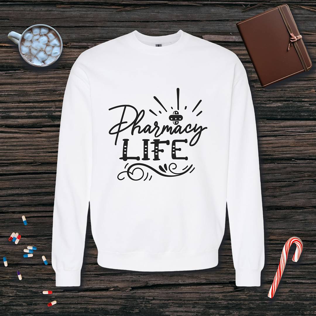 Pharmacy Life Fleece Crewneck Sweatshirt