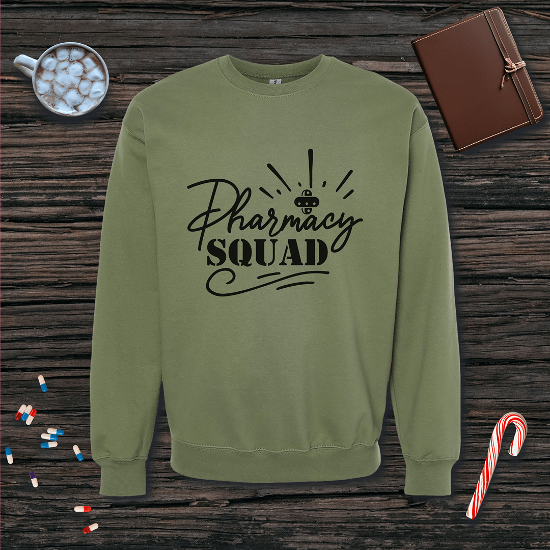 Pharmacy Squad Fleece Crewneck Sweatshirt