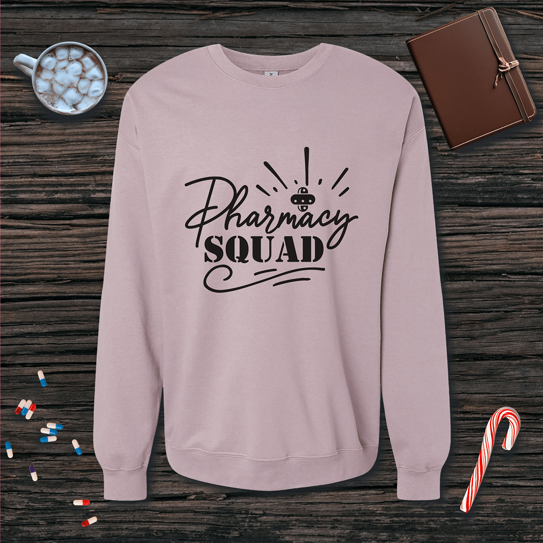 Pharmacy Squad Fleece Crewneck Sweatshirt
