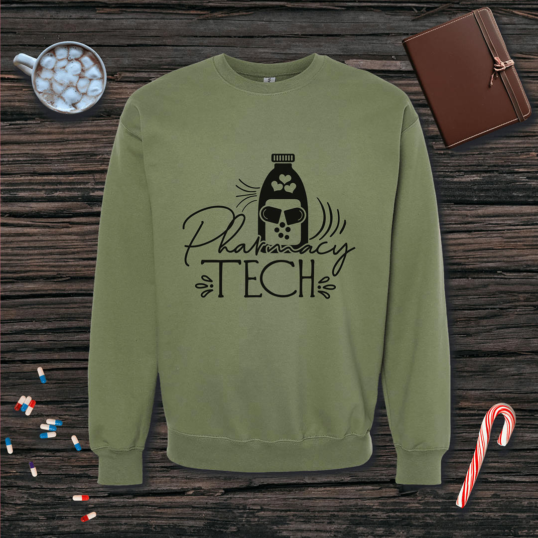 Pharmacy Tech Fleece Crewneck Sweatshirt