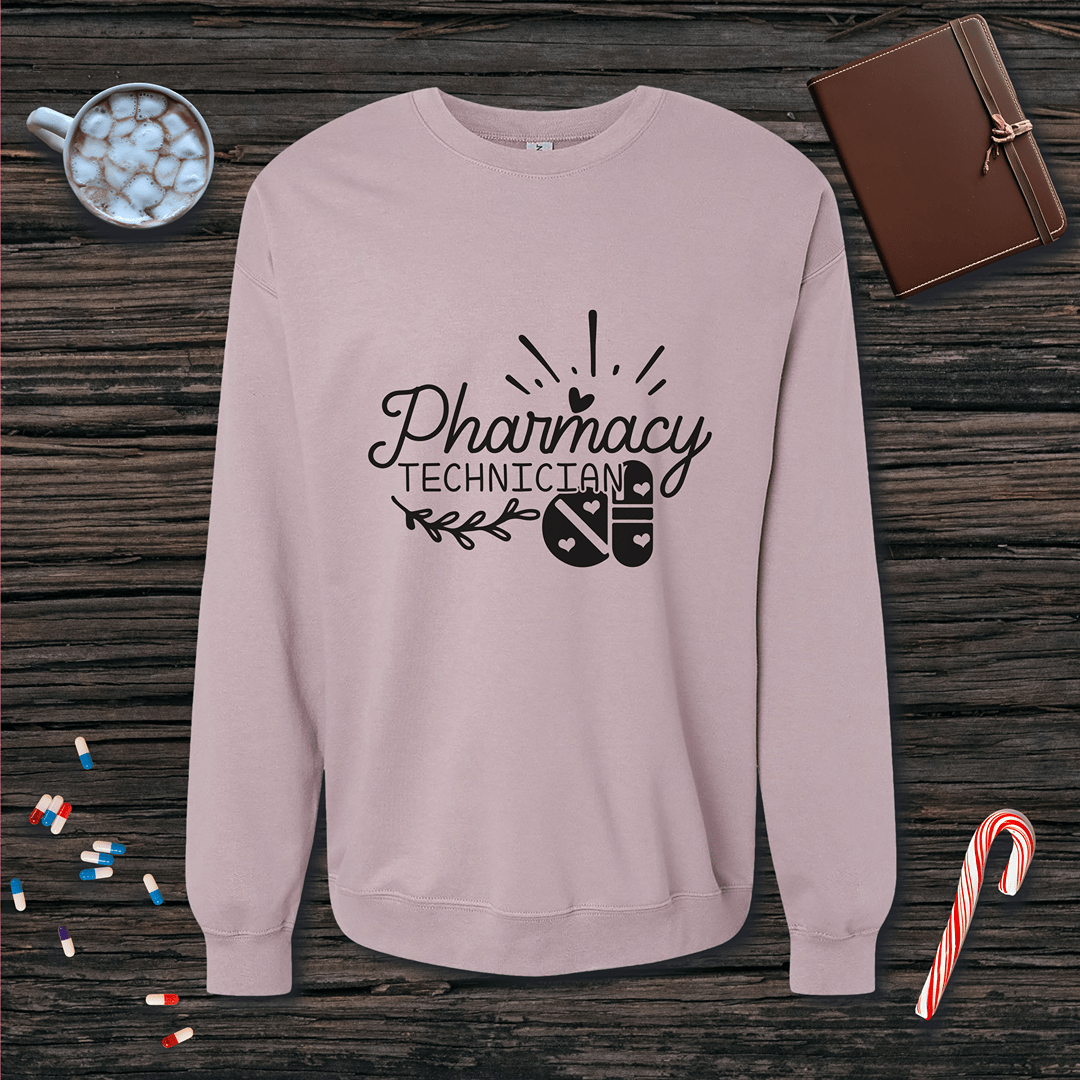 Pharmacy Technician v1 Fleece Crewneck Sweatshirt