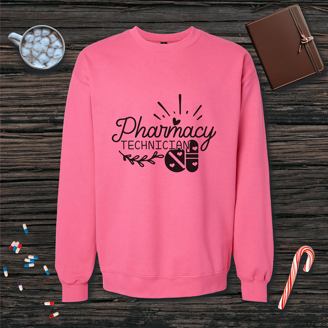 Pharmacy Technician v1 Fleece Crewneck Sweatshirt
