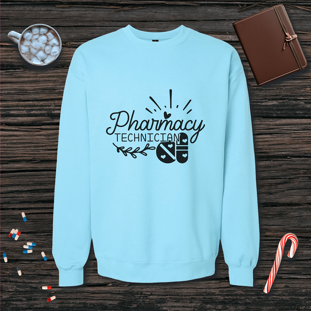Pharmacy Technician v1 Fleece Crewneck Sweatshirt