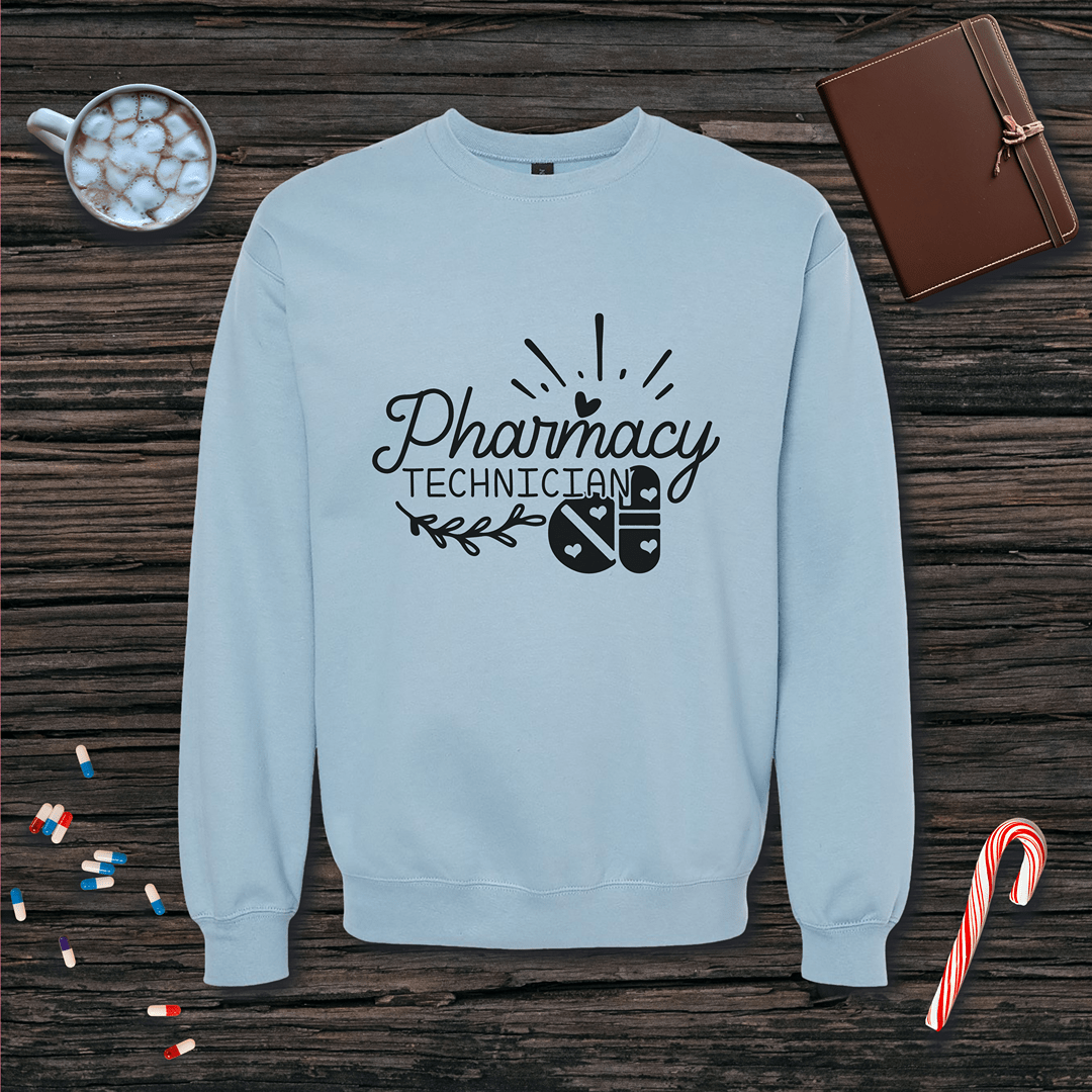 Pharmacy Technician v1 Fleece Crewneck Sweatshirt