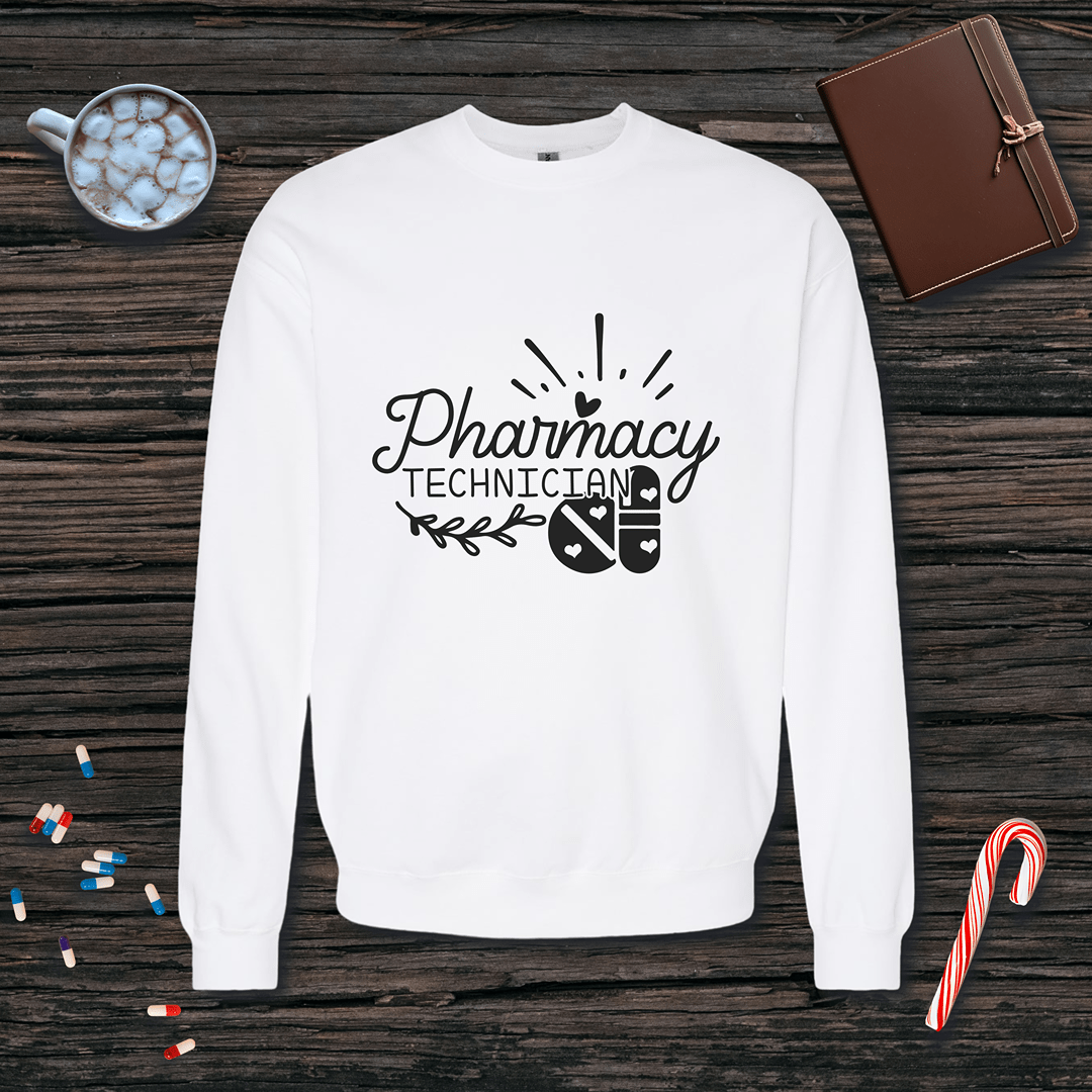 Pharmacy Technician v1 Fleece Crewneck Sweatshirt