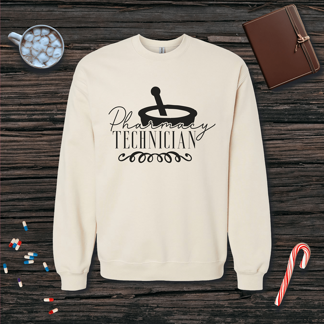 Pharmacy Technician v2 Fleece Crewneck Sweatshirt