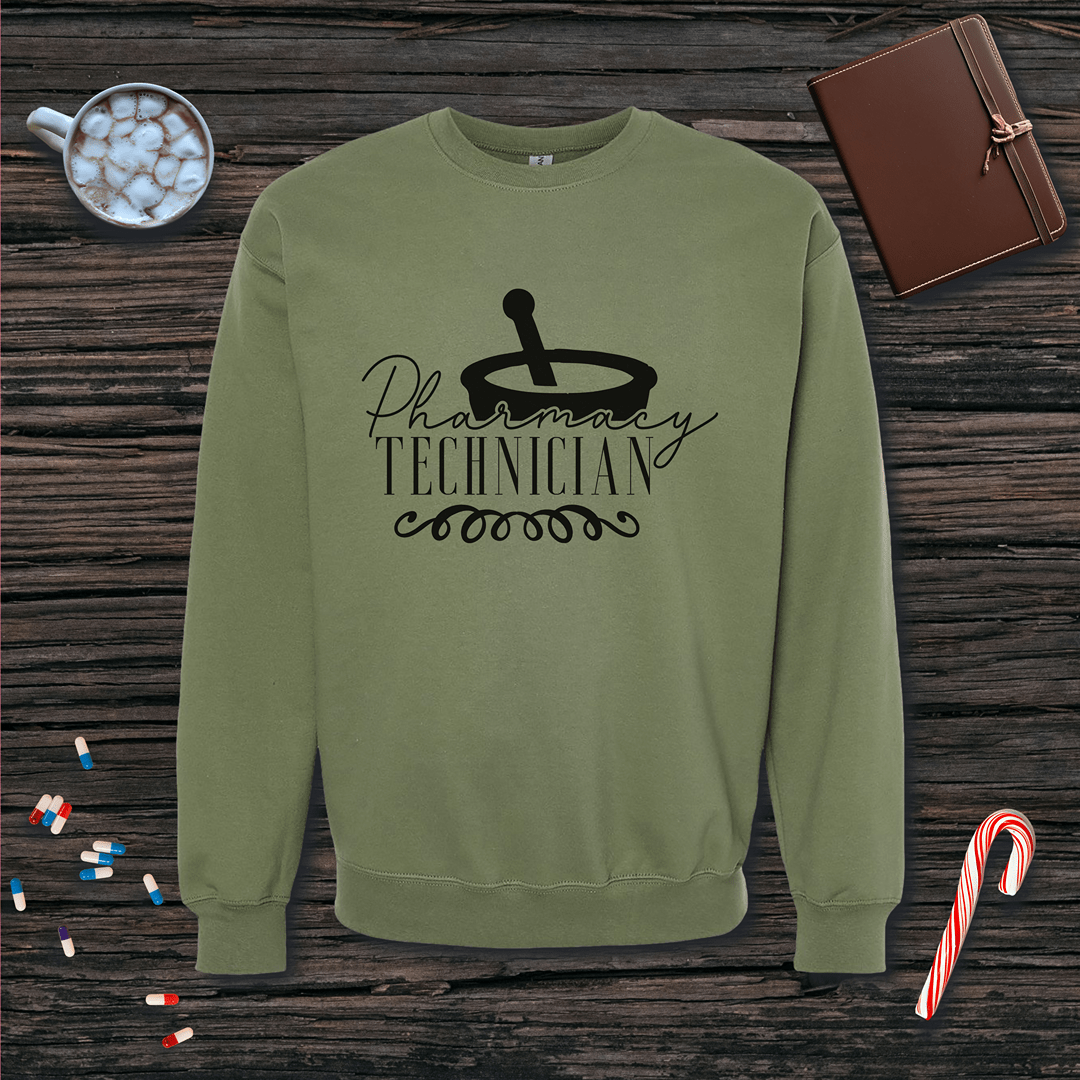 Pharmacy Technician v2 Fleece Crewneck Sweatshirt