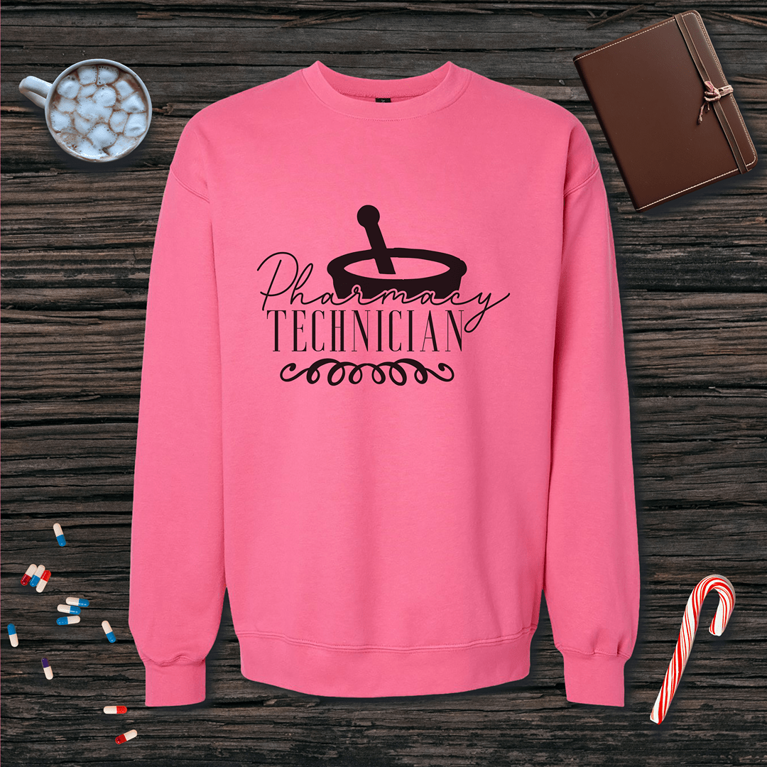 Pharmacy Technician v2 Fleece Crewneck Sweatshirt