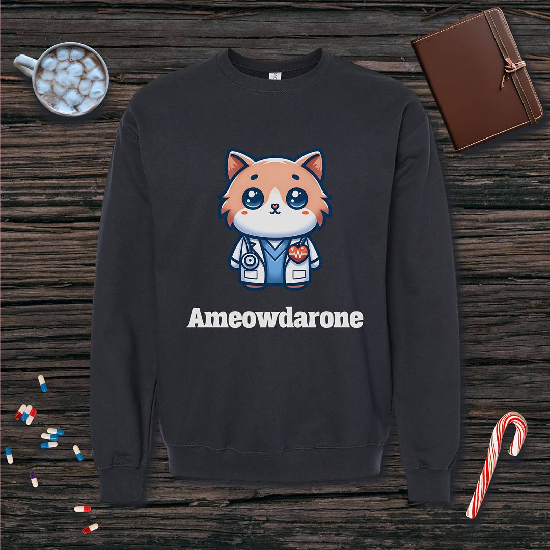 Ameowdarone Fleece Crewneck Sweatshirt