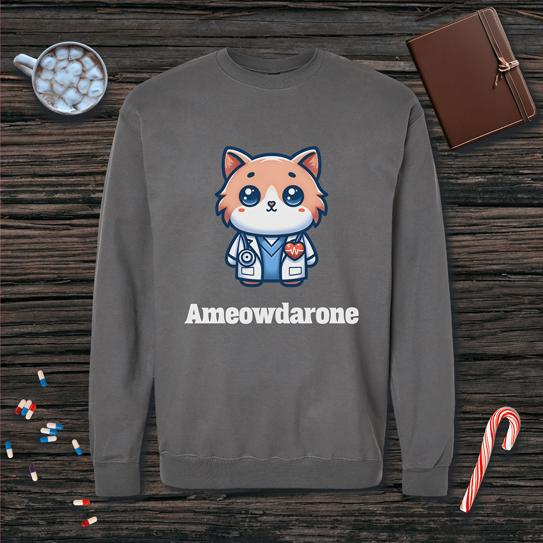 Ameowdarone Fleece Crewneck Sweatshirt