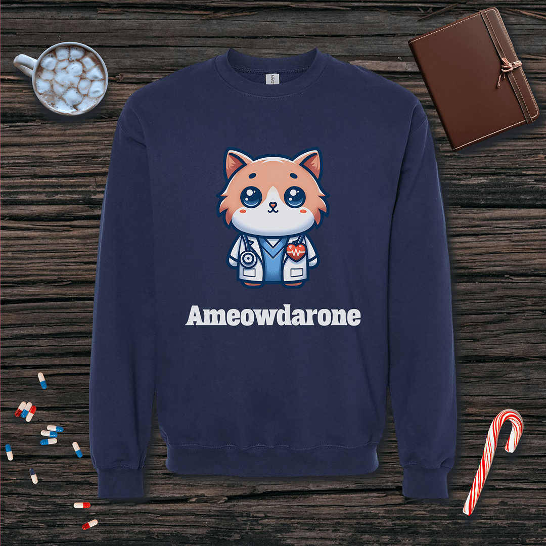 Ameowdarone Fleece Crewneck Sweatshirt