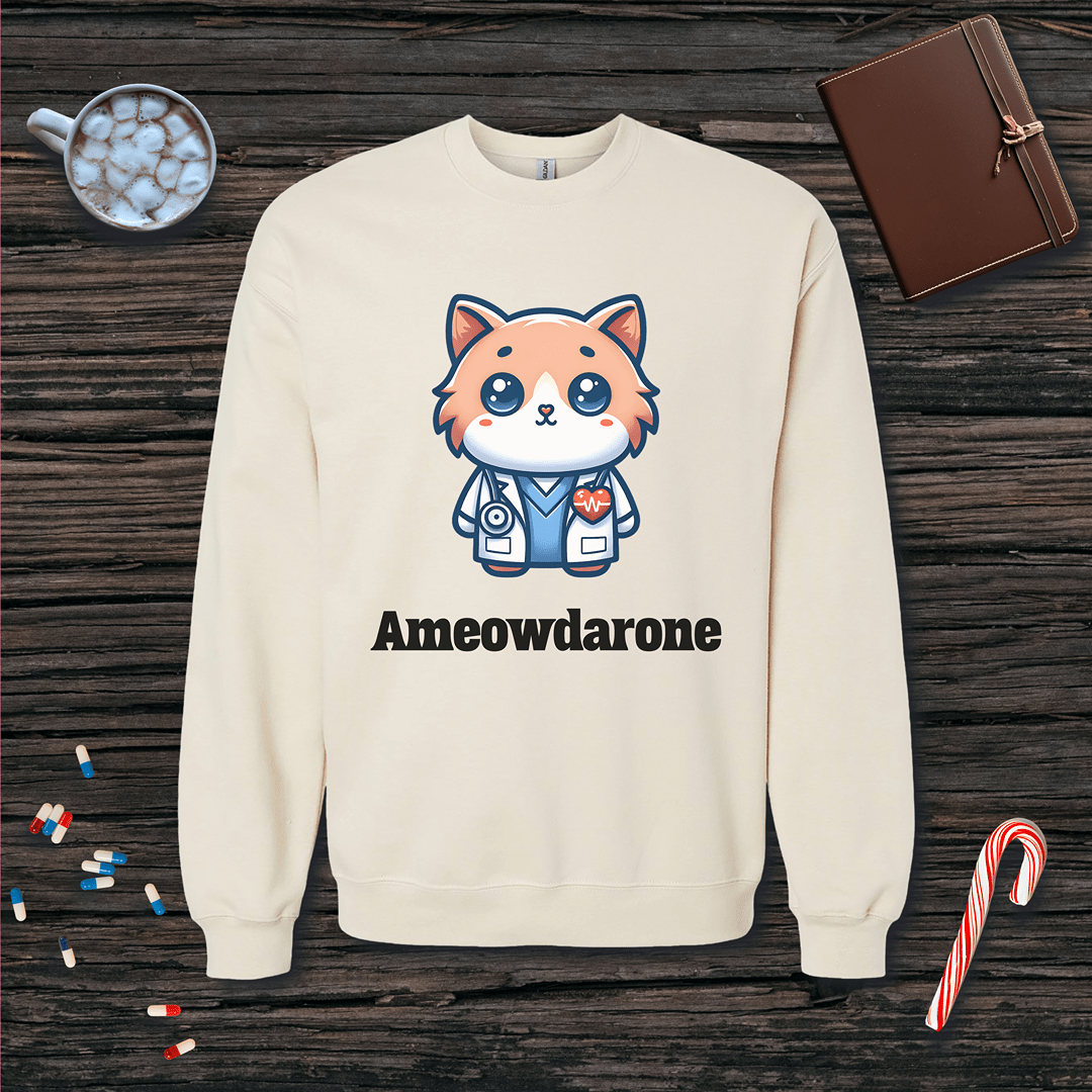 Ameowdarone Fleece Crewneck Sweatshirt