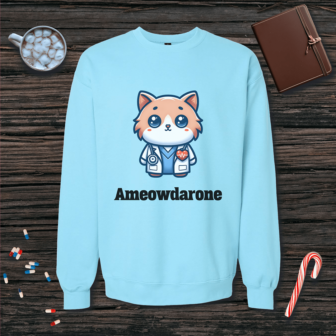 Ameowdarone Fleece Crewneck Sweatshirt