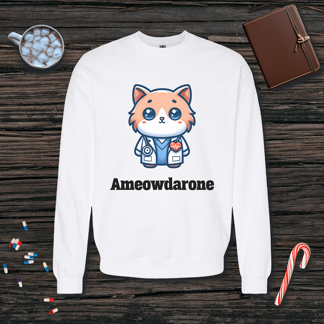 Ameowdarone Fleece Crewneck Sweatshirt