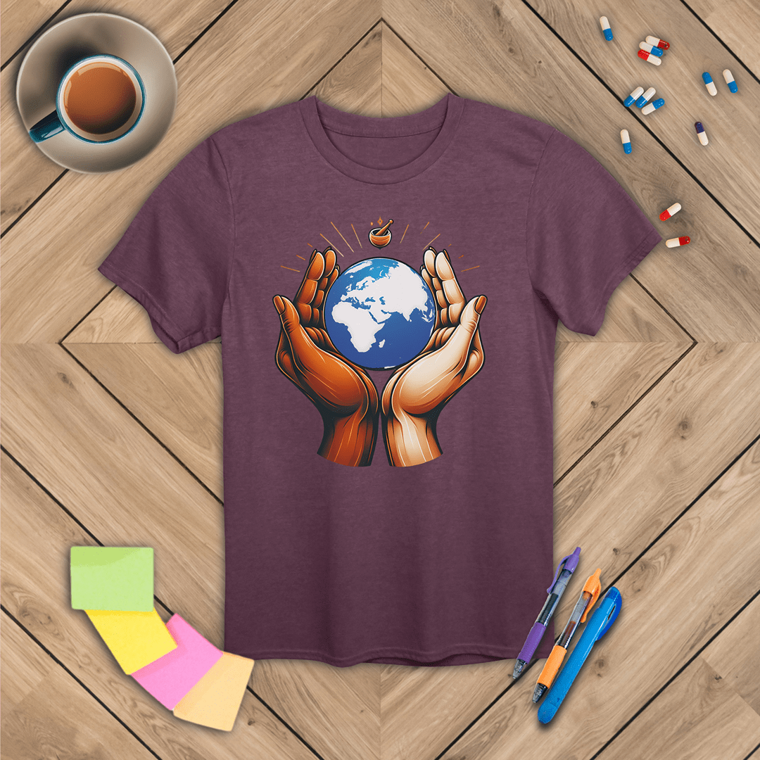One World One Pharmacy - Africa, Europe, Asia T-Shirt