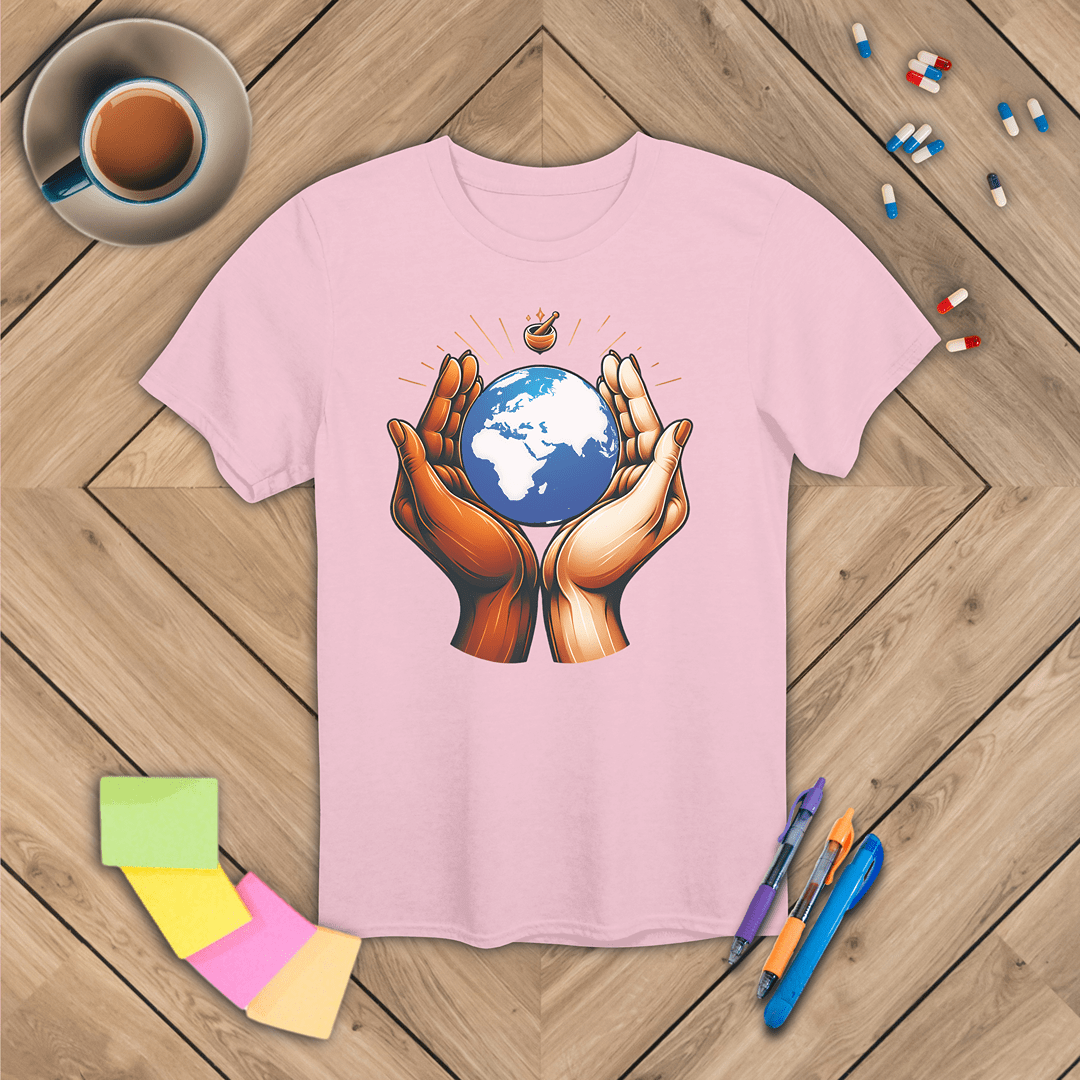 One World One Pharmacy - Africa, Europe, Asia T-Shirt