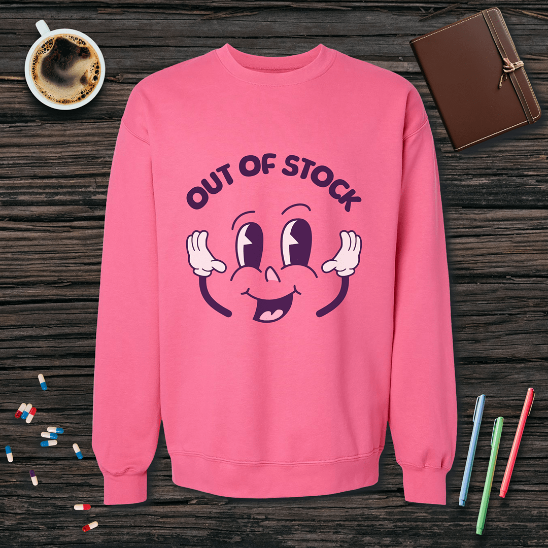Out of Stock Fleece Crewneck Sweatshirt