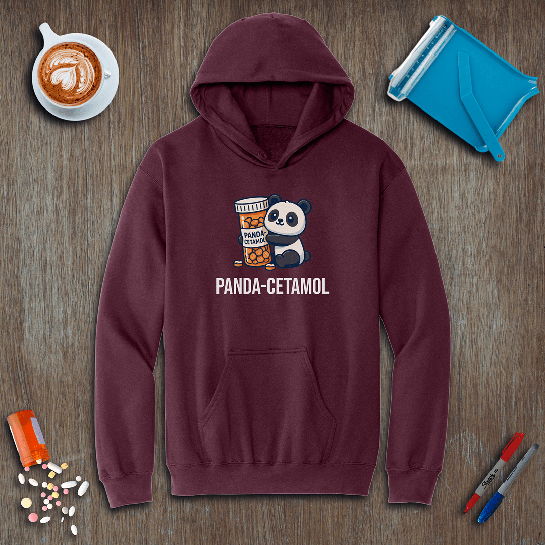 Panda-cetamol Fleece Hoodie