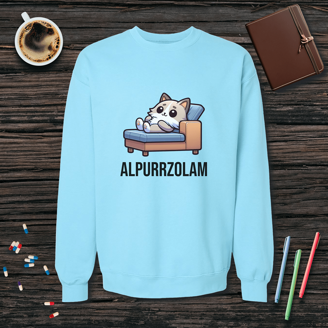 Alpurrzolam Fleece Crewneck Sweatshirt