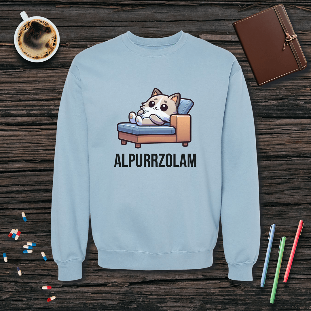 Alpurrzolam Fleece Crewneck Sweatshirt
