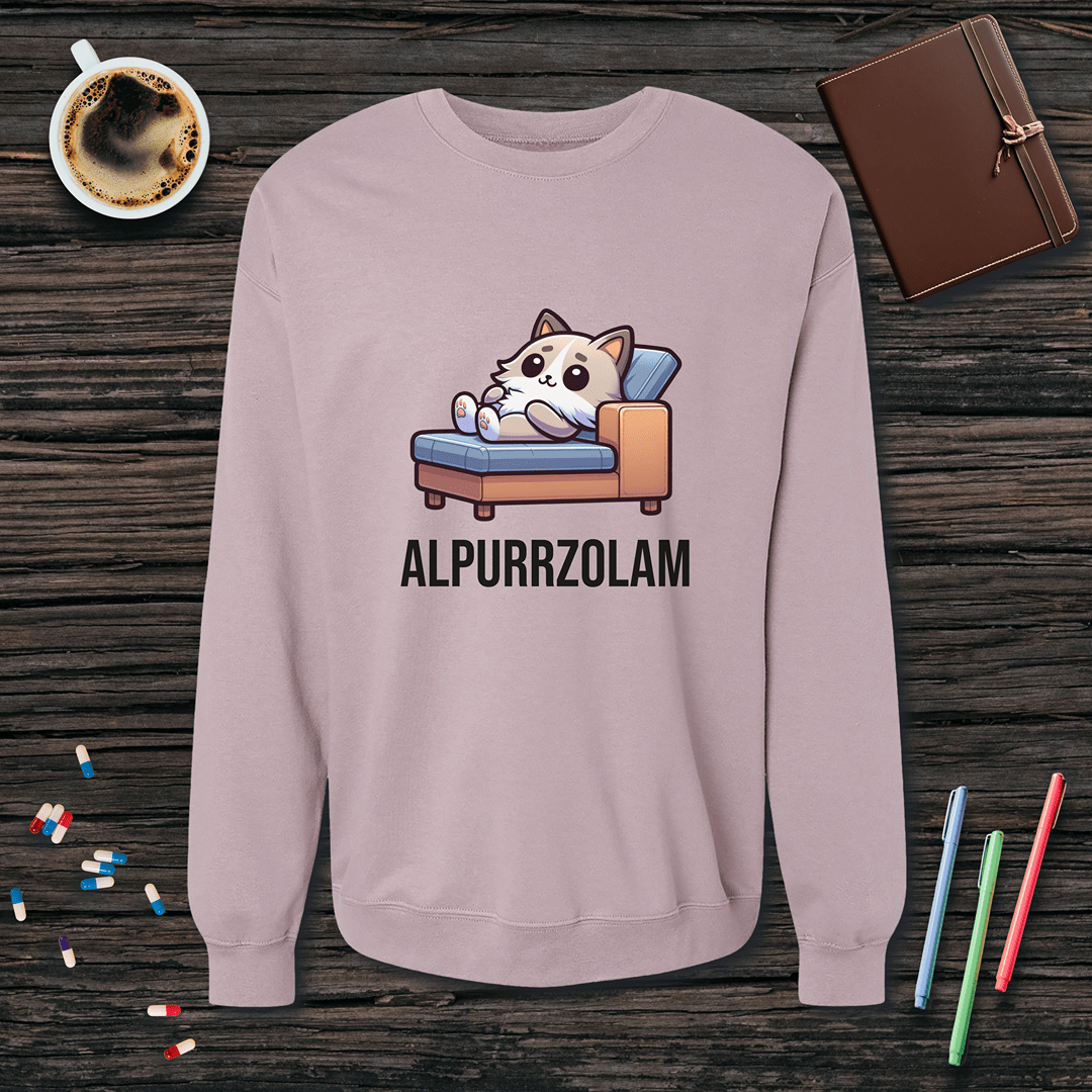 Alpurrzolam Fleece Crewneck Sweatshirt
