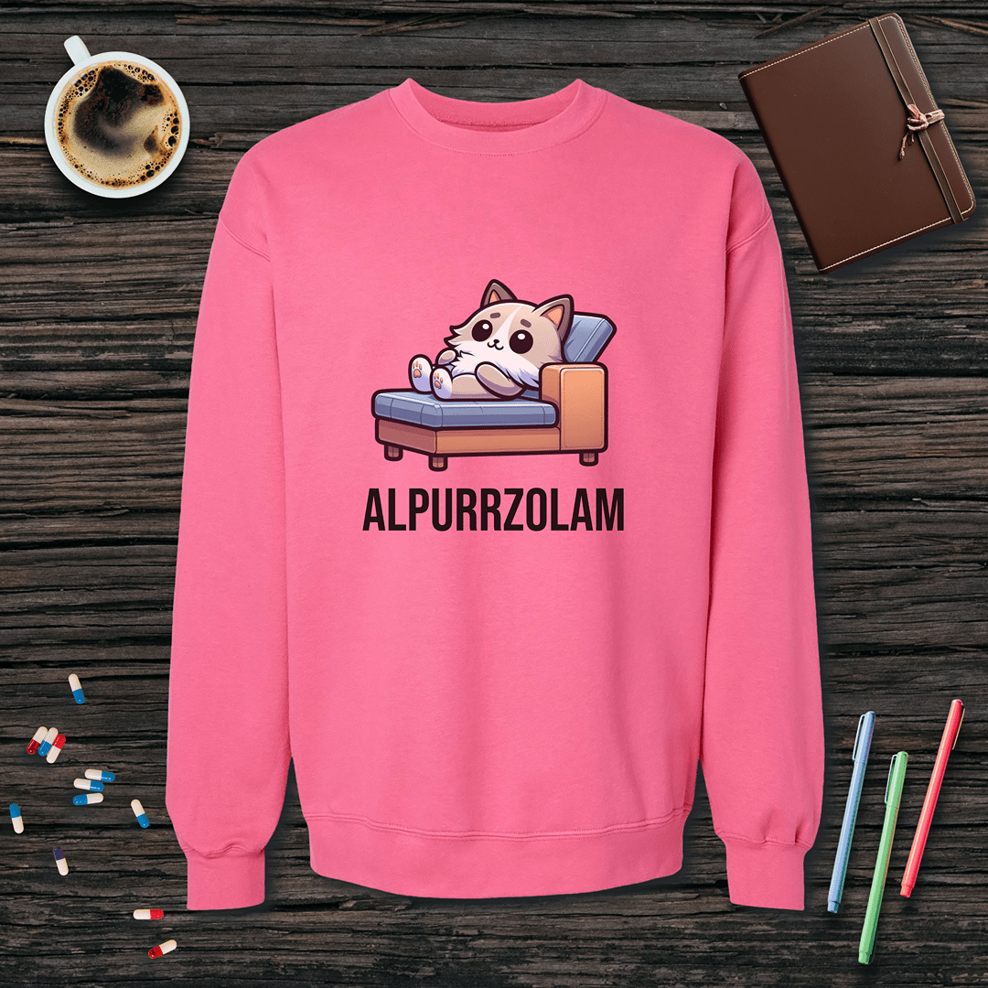 Alpurrzolam Fleece Crewneck Sweatshirt