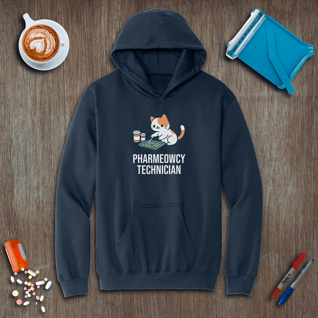 Pharmeowcy Technician Fleece Hoodie