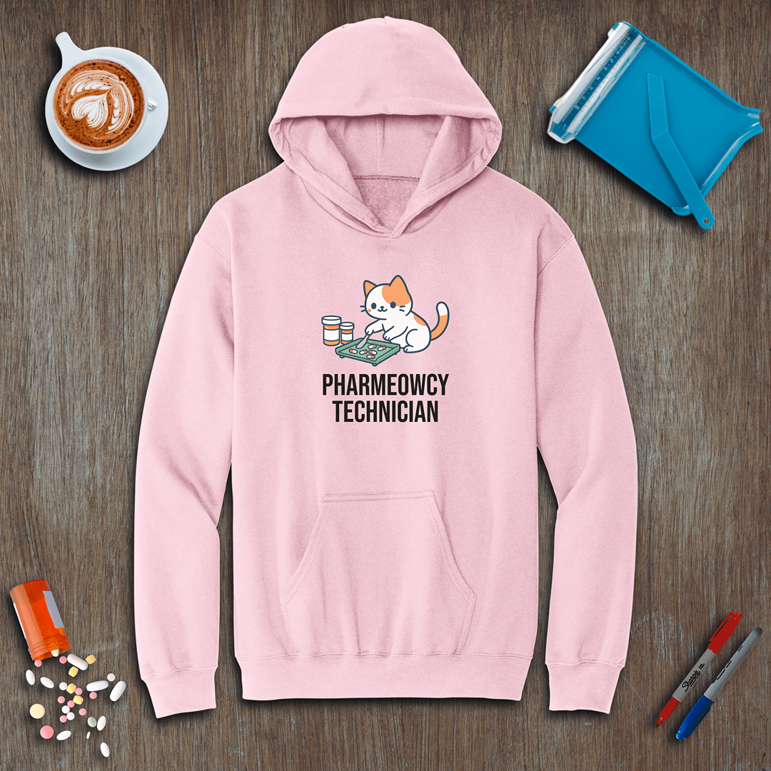 Pharmeowcy Technician Fleece Hoodie