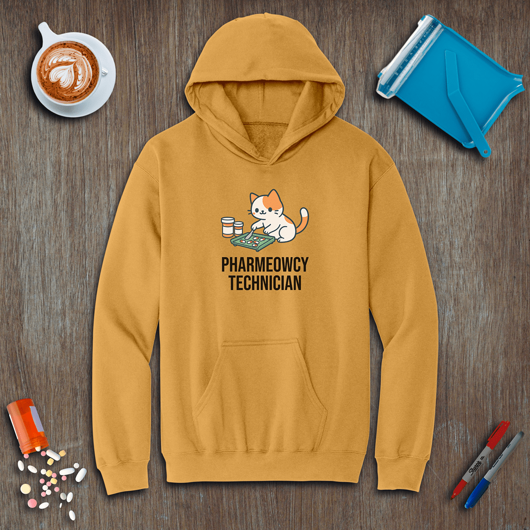 Pharmeowcy Technician Fleece Hoodie