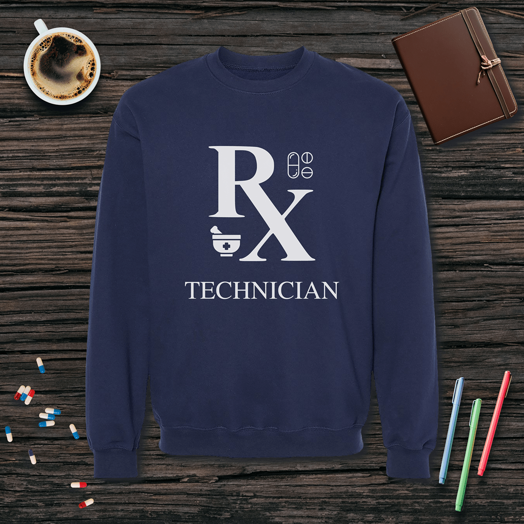 Rx Technician Fleece Crewneck Sweatshirt