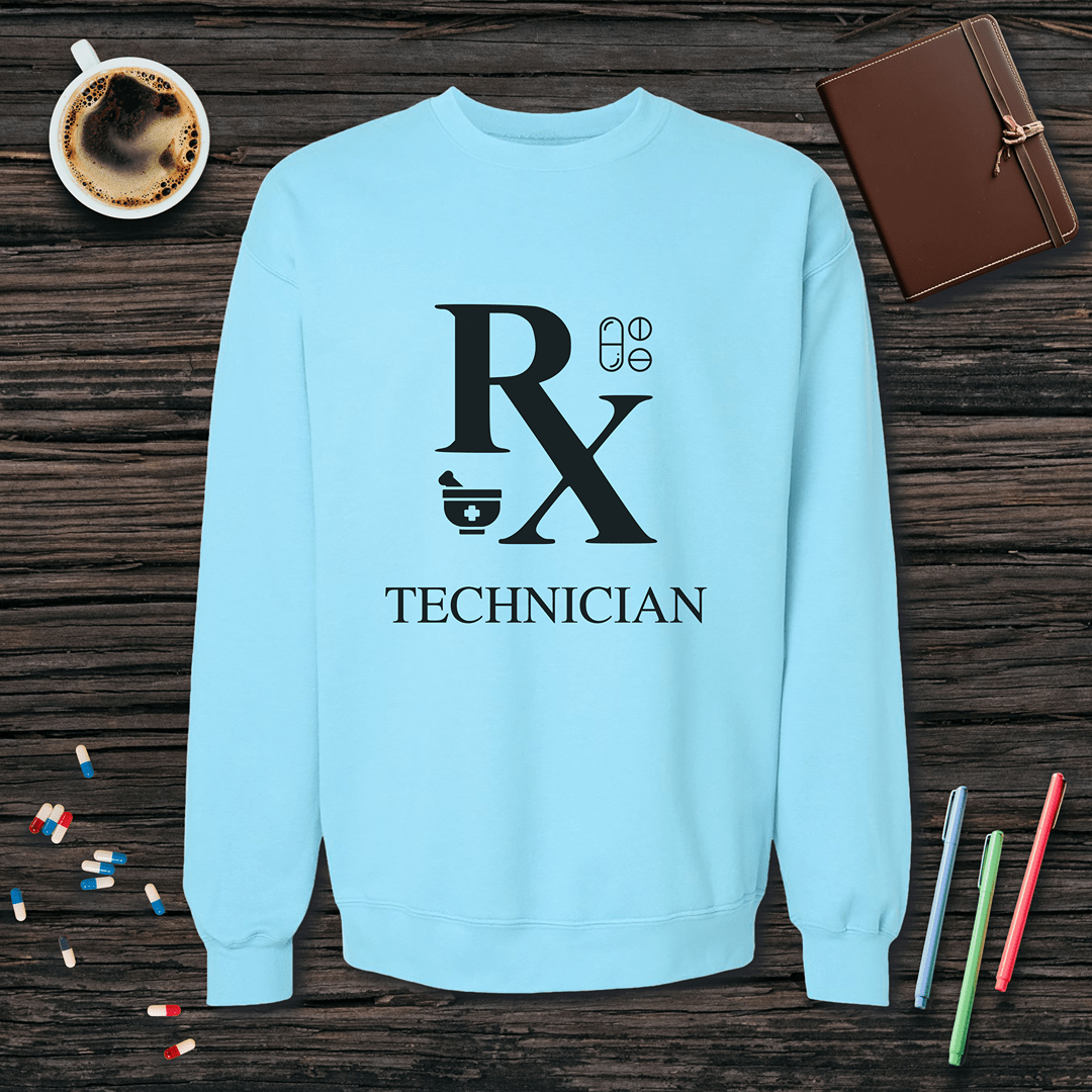 Rx Technician Fleece Crewneck Sweatshirt