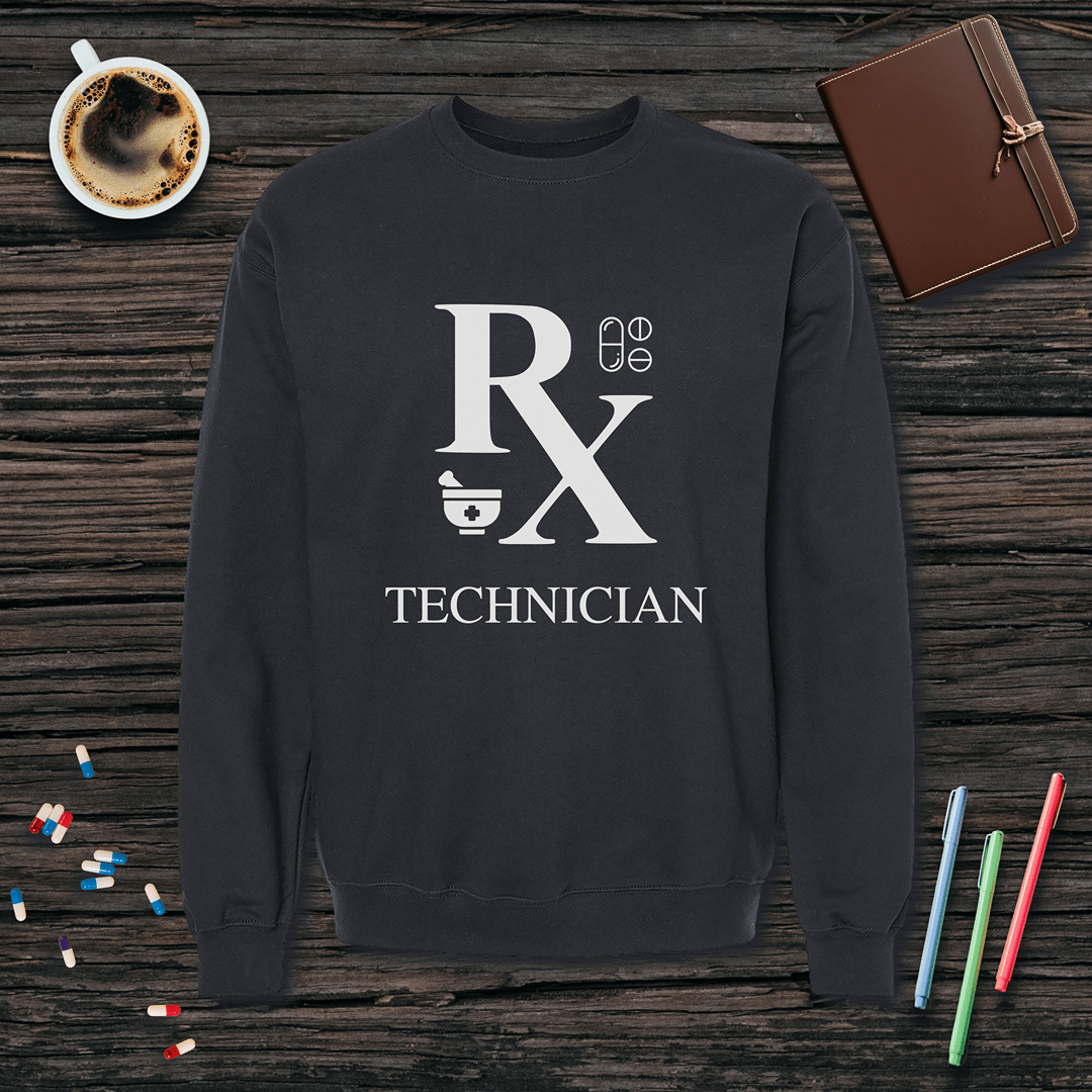 Rx Technician Fleece Crewneck Sweatshirt