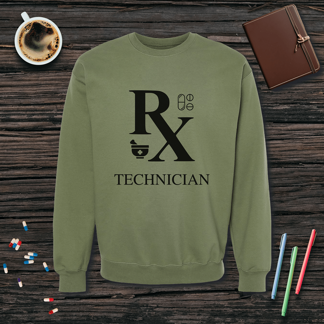 Rx Technician Fleece Crewneck Sweatshirt