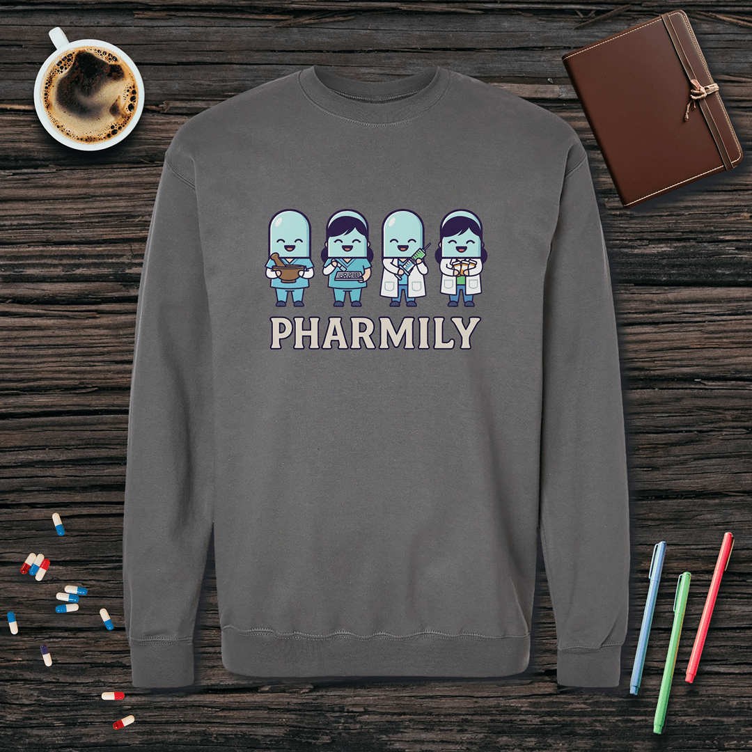Pharmily Crew Fleece Crewneck Sweatshirt