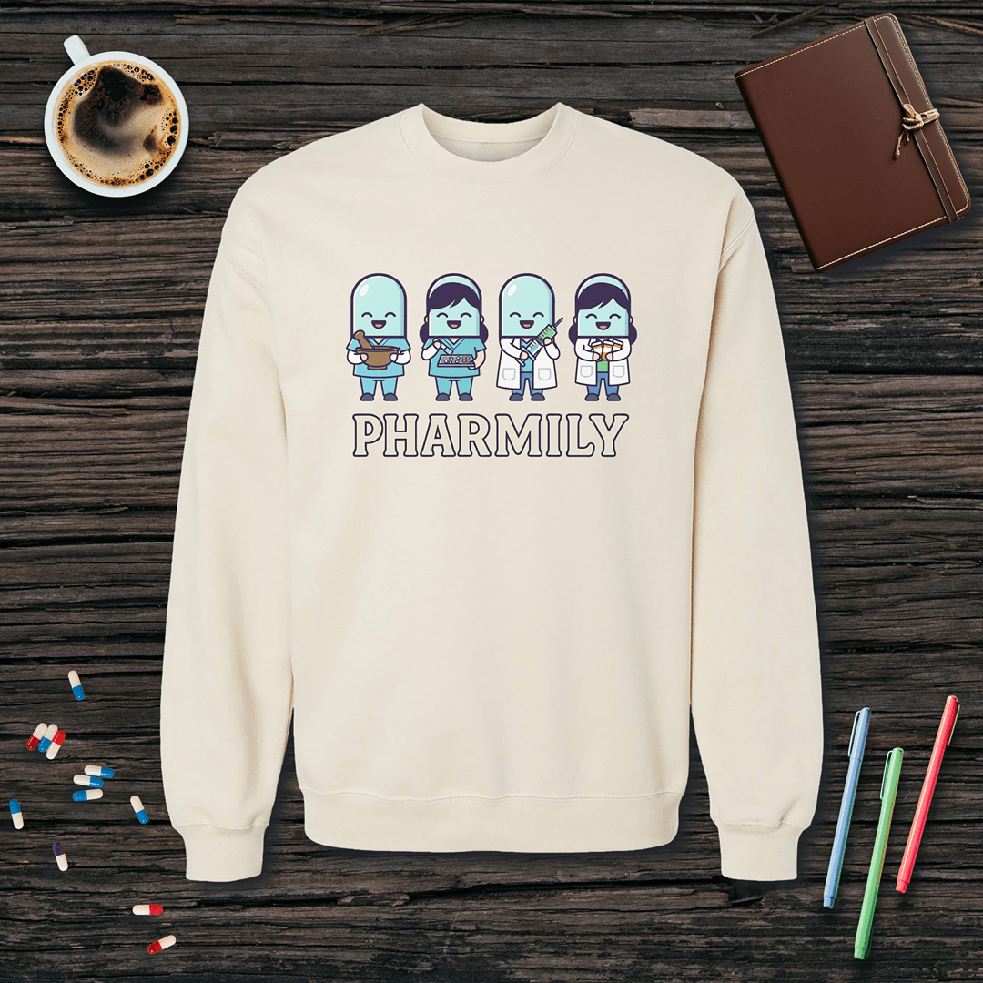 Pharmily Crew Fleece Crewneck Sweatshirt