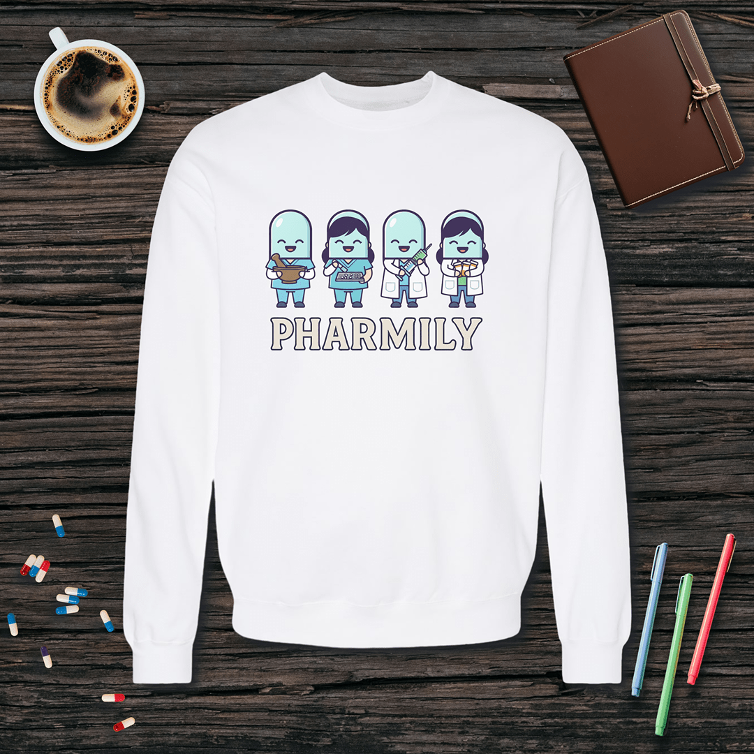Pharmily Crew Fleece Crewneck Sweatshirt