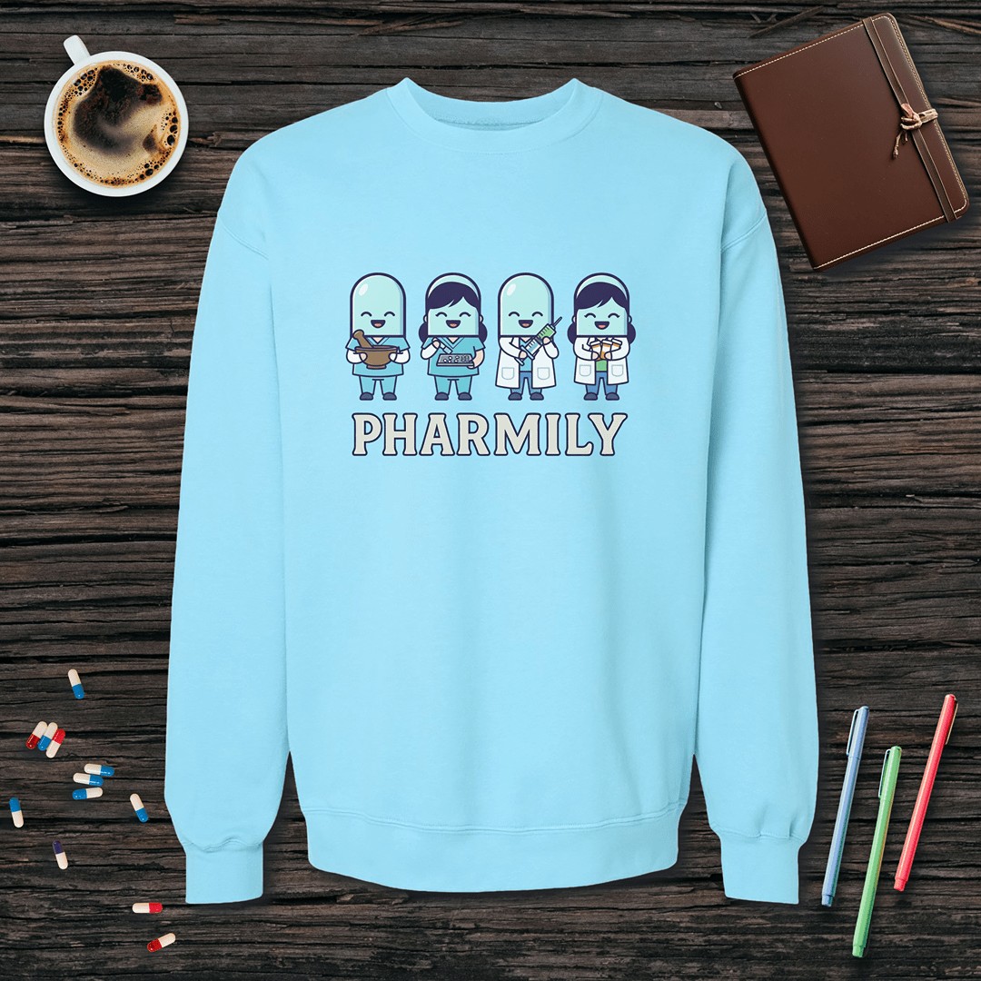 Pharmily Crew Fleece Crewneck Sweatshirt