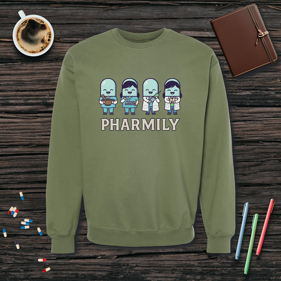 Pharmily Crew Fleece Crewneck Sweatshirt