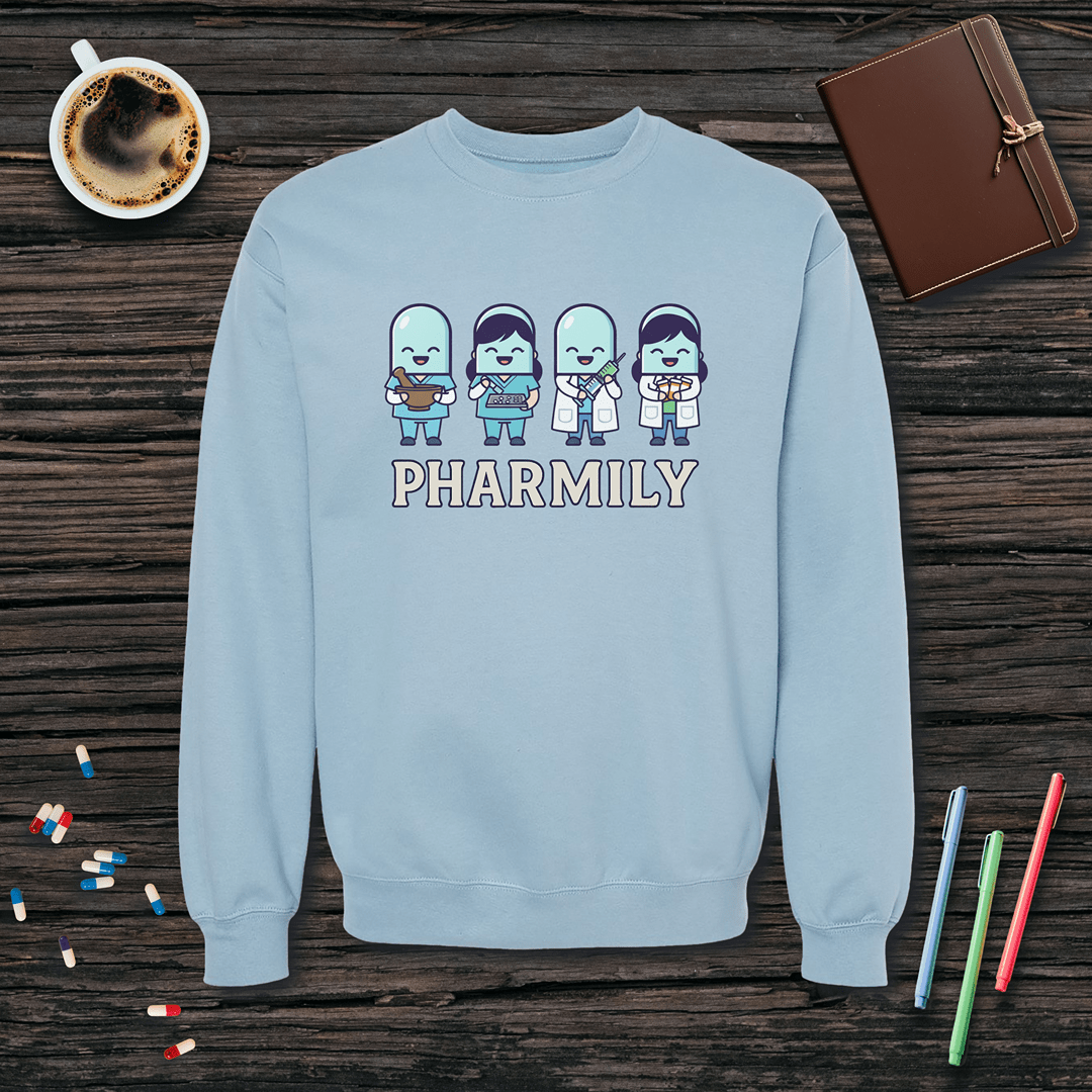 Pharmily Crew Fleece Crewneck Sweatshirt