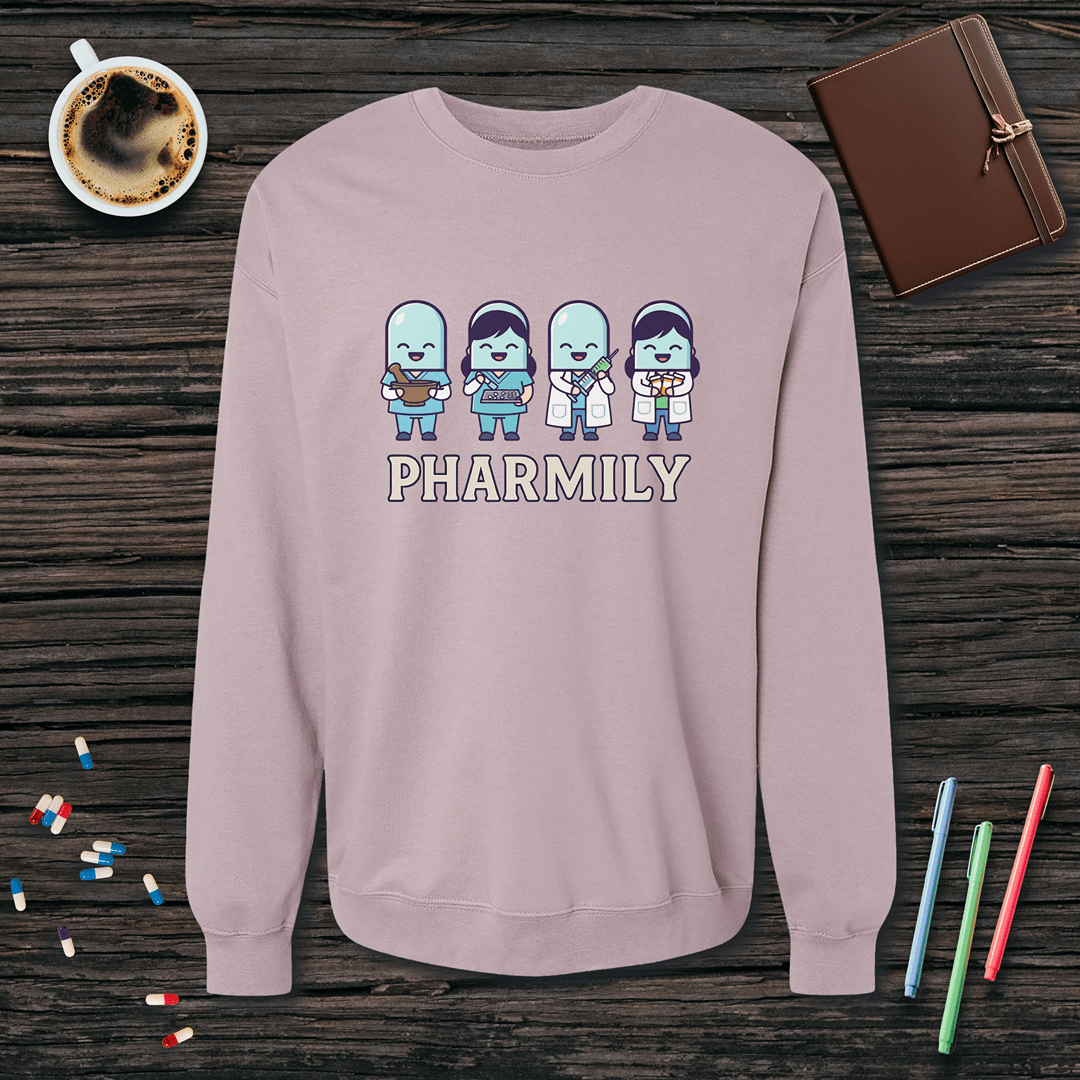 Pharmily Crew Fleece Crewneck Sweatshirt